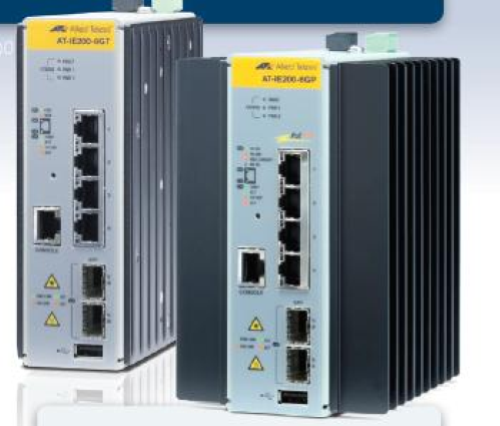 Allied Telesis AT IE200-6FP - Switch - gestito - 4 x 10/100 (PoE+) + 2 x Gigabit SFP - montabile su rail DIN, montaggio a parete - PoE+ - alimentazione CC